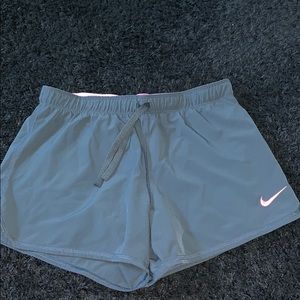 Nike Grey and Pink running shorts